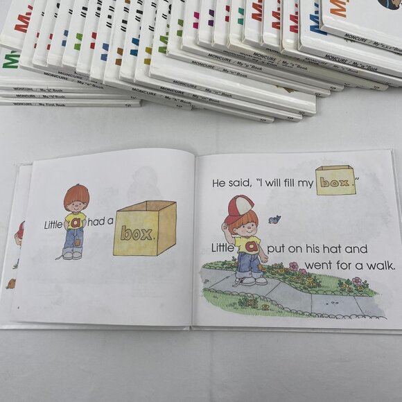 Moncure First Steps to Reading ABC Book Set Vintage Collectible 25 Hardcover - Picture 8 of 10